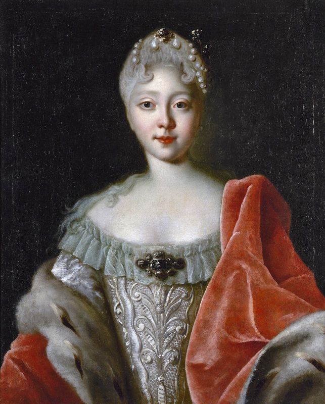 Л. Каравак. «Портрет цесаревны Елизаветы Петровны». 1724