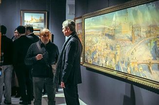 В «Зарядье» проходит выставка «Сергей Андрияка. Гимн акварели»