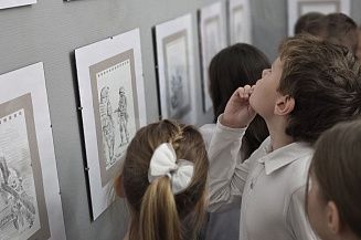 В Саратове открылась выставка «Фронтовой блокнот»