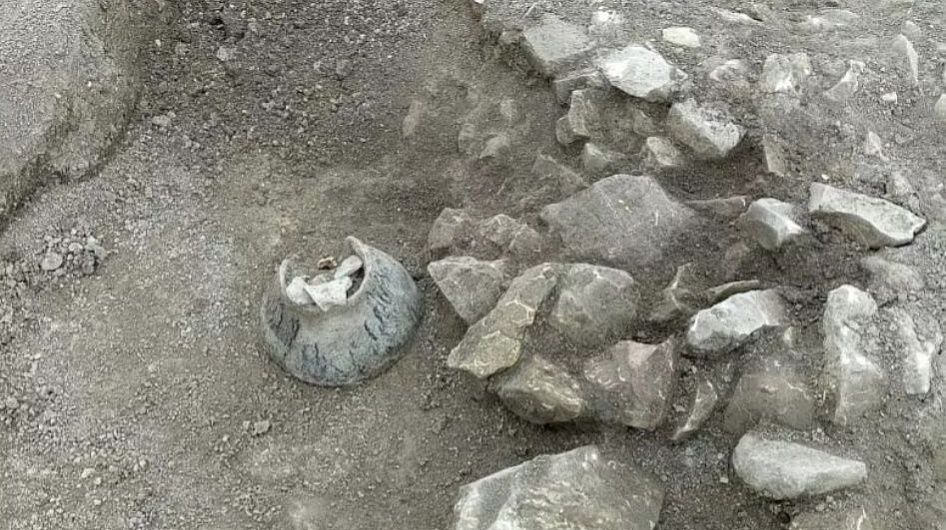 В Анапе при строительстве газопровода обнаружили древнее захоронение