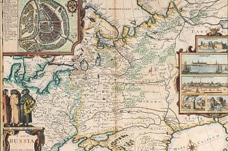 Редкая английская карта России XVII века станет топ-лотом аукциона в Петербурге
