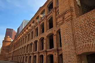 Реставрация фасадов Московской шерстоткацкой мануфактуры завершена на 75%