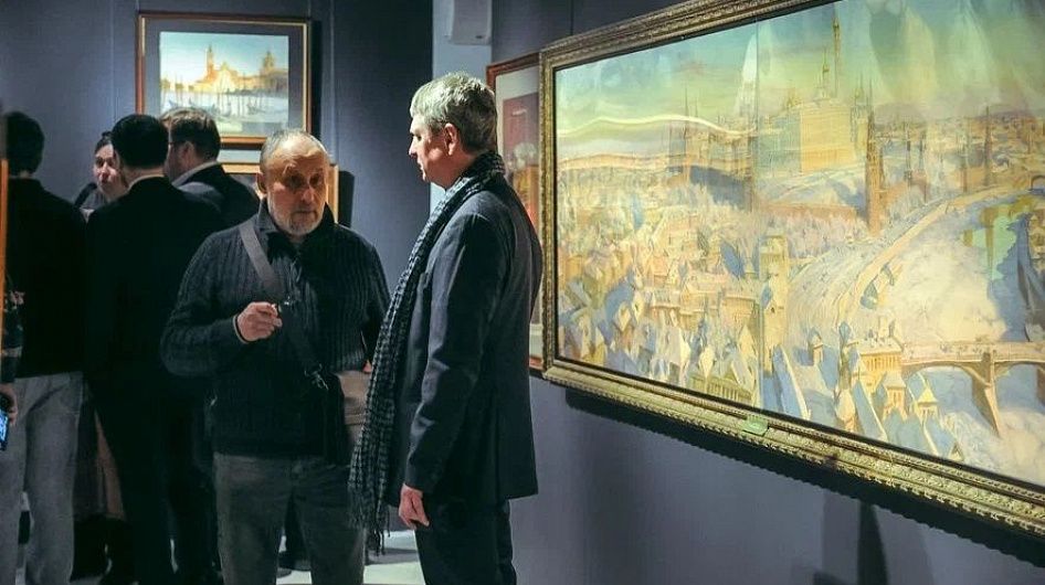 В «Зарядье» проходит выставка «Сергей Андрияка. Гимн акварели»