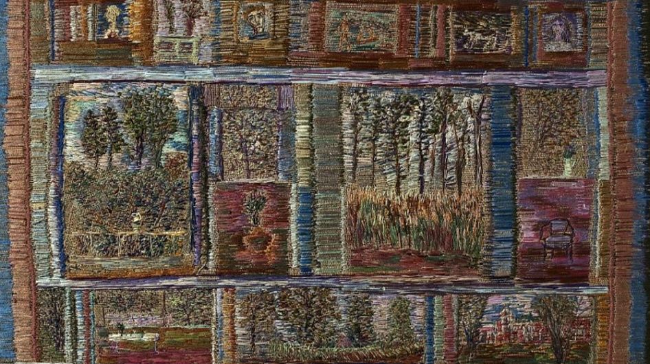 В Пушкинском музее открылась выставка «Немолчный напев. Вышивки Александры Лукашевкер» 