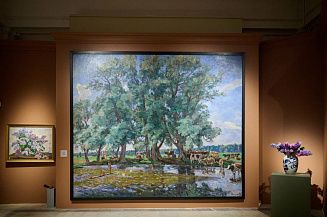 Ольга Любимова открыла юбилейную выставку Петра Кончаловского в Русском музее